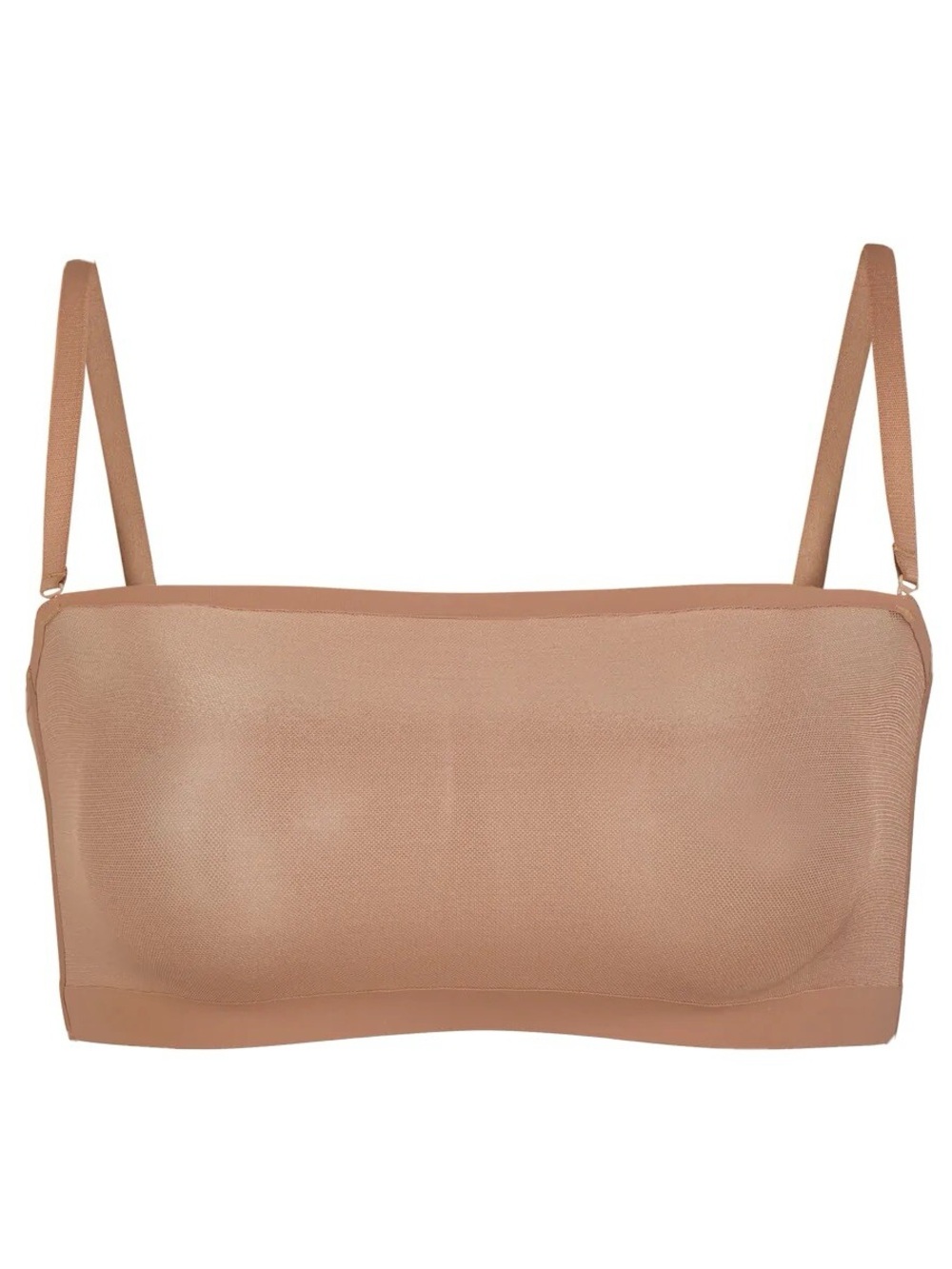SKIMS Seamless Sculpt Strapless Bandeau Bra - Nude Taupe Medium/Large 32-34 C/D